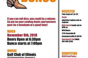 Nfn Bunco For Food Pantries Register By Nov 4 At Golf Club Of